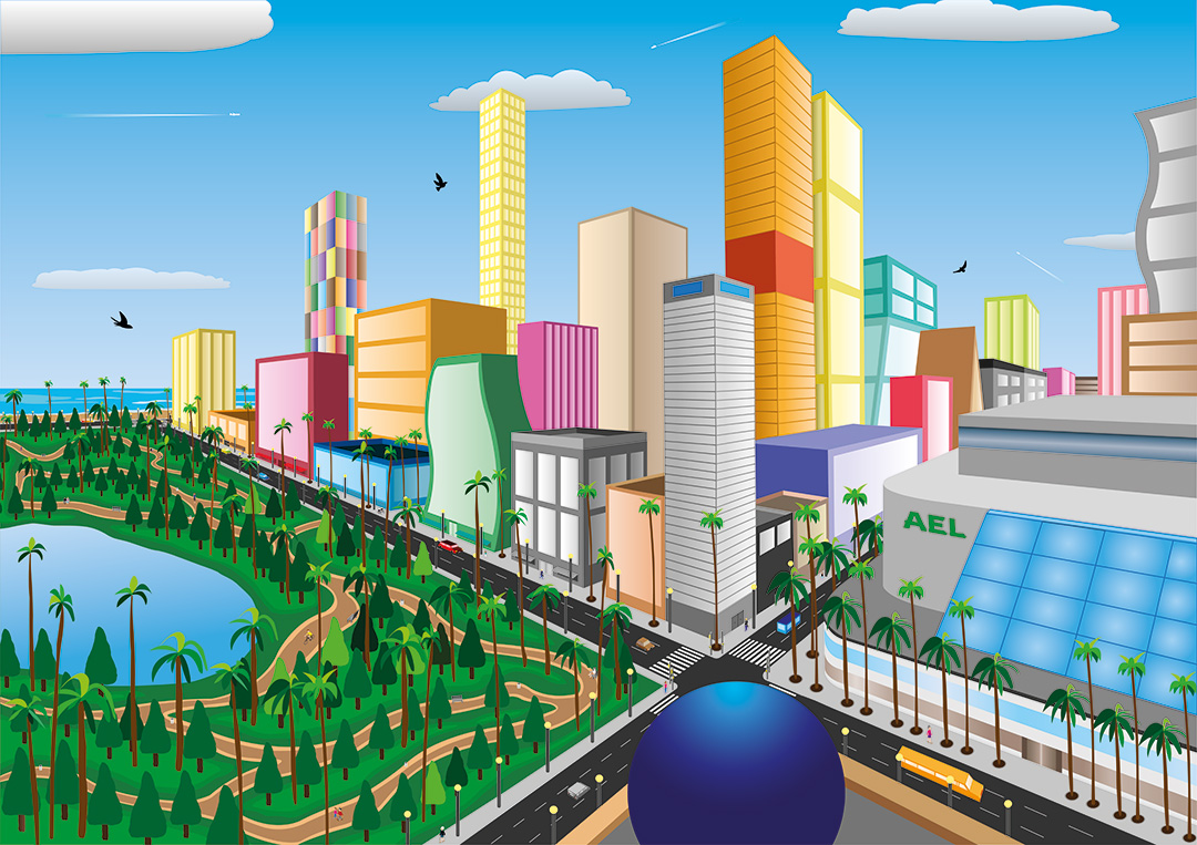 Ciutat (2 punts de fuga)